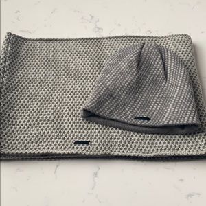 Reversible Calvin Klein Infinity Scarf and Hat